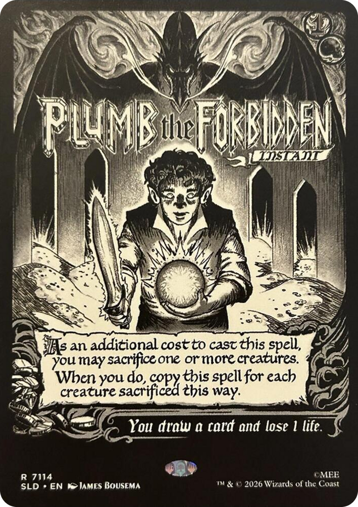 Plumb the Forbidden #7114 R - Secret Lair Drop Series Pokemon card