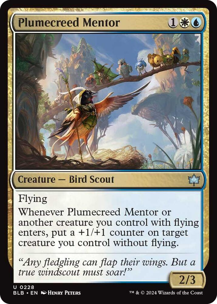 0228 Plumecreed Mentor U Bloomburrow