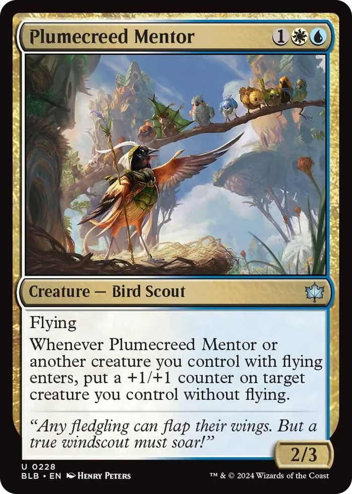 0228 Plumecreed Mentor U Bloomburrow