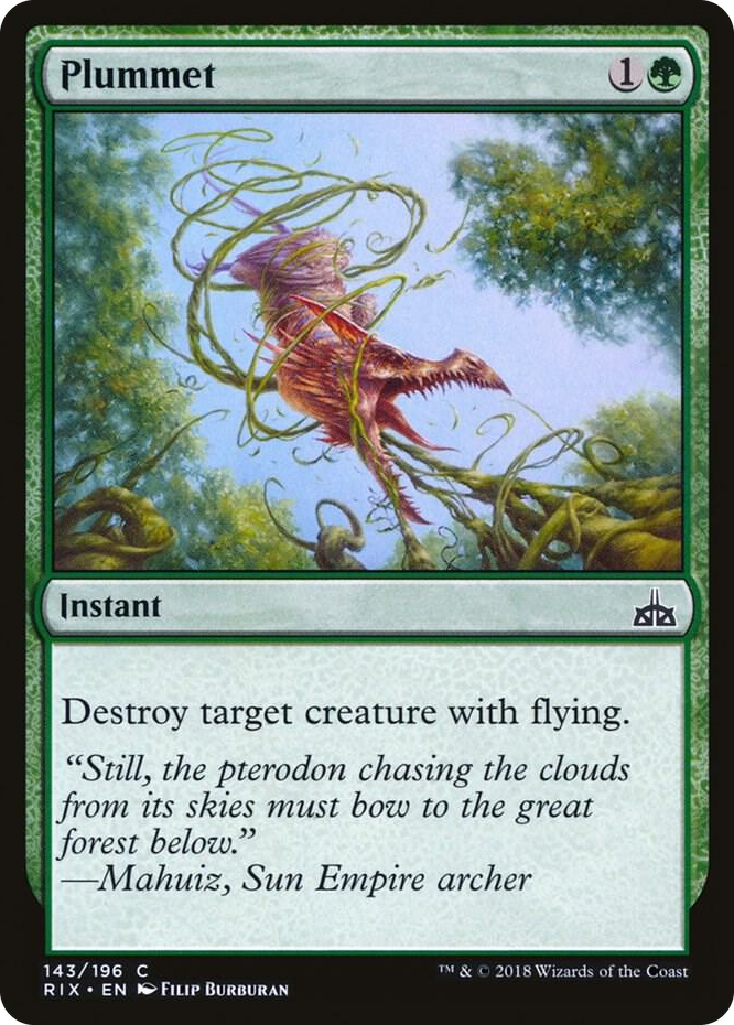0143 Plummet C Rivals of Ixalan