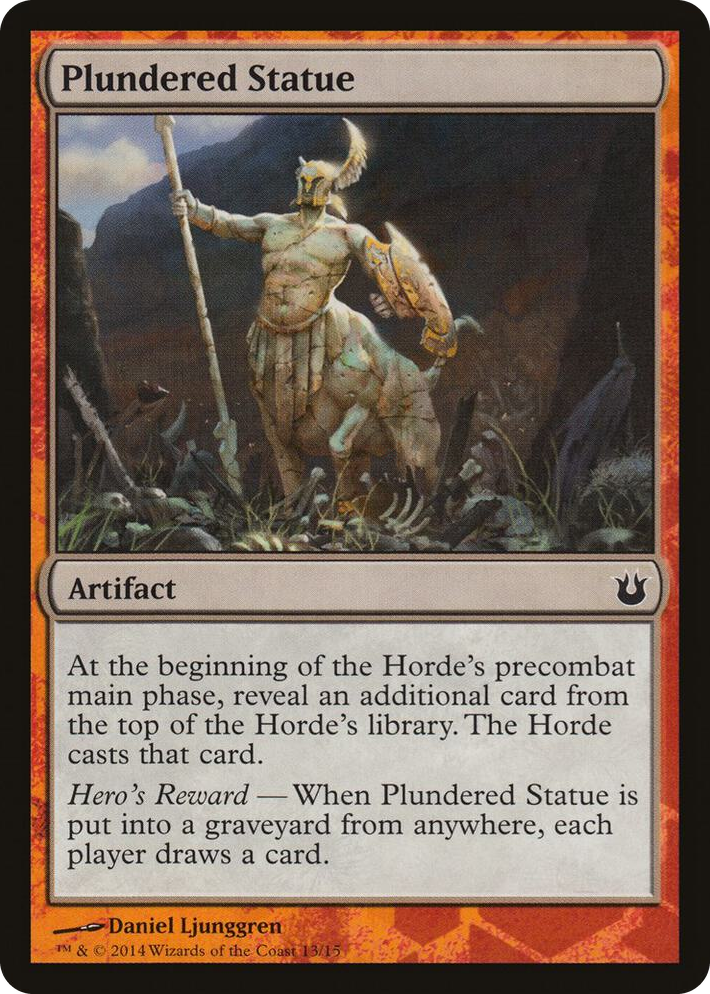 0013 Plundered Statue S Hero's Path Promos