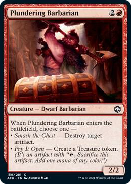 0158 Plundering Barbarian C Adventures in the Forgotten Realms
