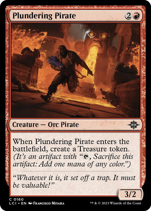 0160 Plundering Pirate C The Lost Caverns of Ixalan