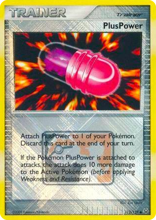 0112 PlusPower - 112/127 (League Promo) Promo League & Championship Cards