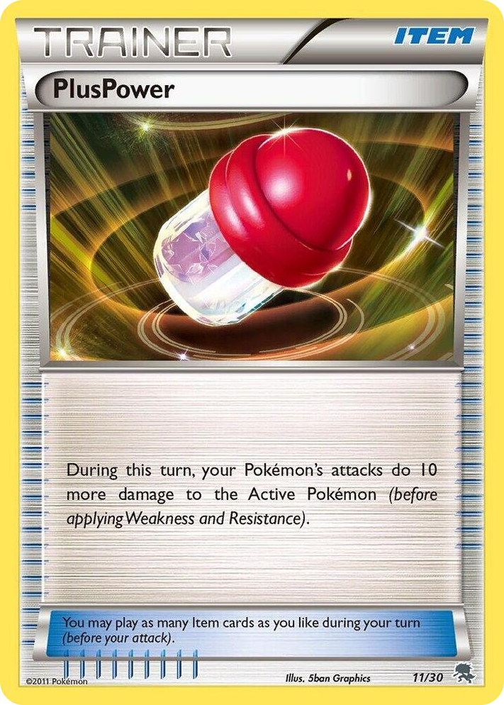 0011 PlusPower (Zoroark) Common BW Trainer Kit: Excadrill & Zoroark