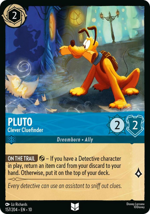 0157 Pluto - Clever Cluefinder Uncommon Whispers in the Well