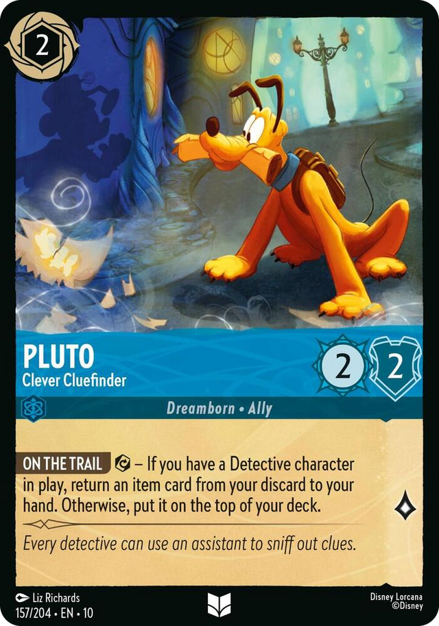 0157 Pluto - Clever Cluefinder Uncommon Whispers in the Well