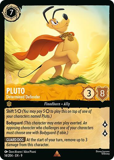 0014 Pluto - Determined Defender Rare Fabled
