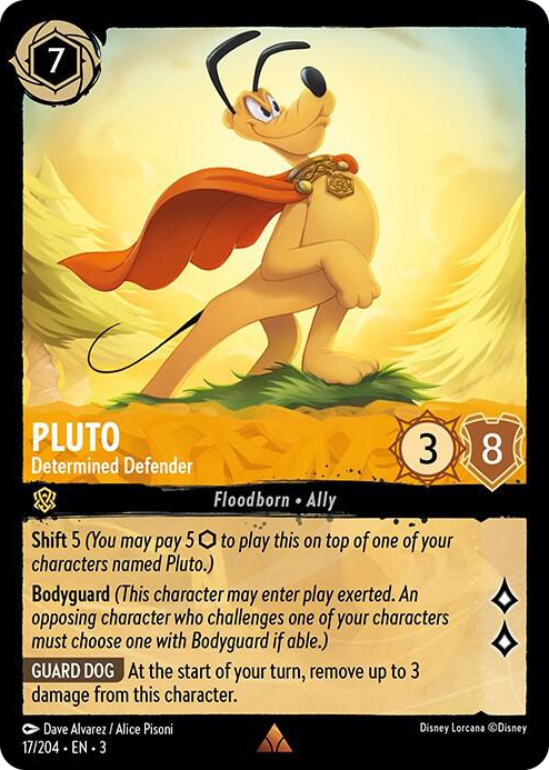 0017 Pluto - Determined Defender Rare Into the Inklands