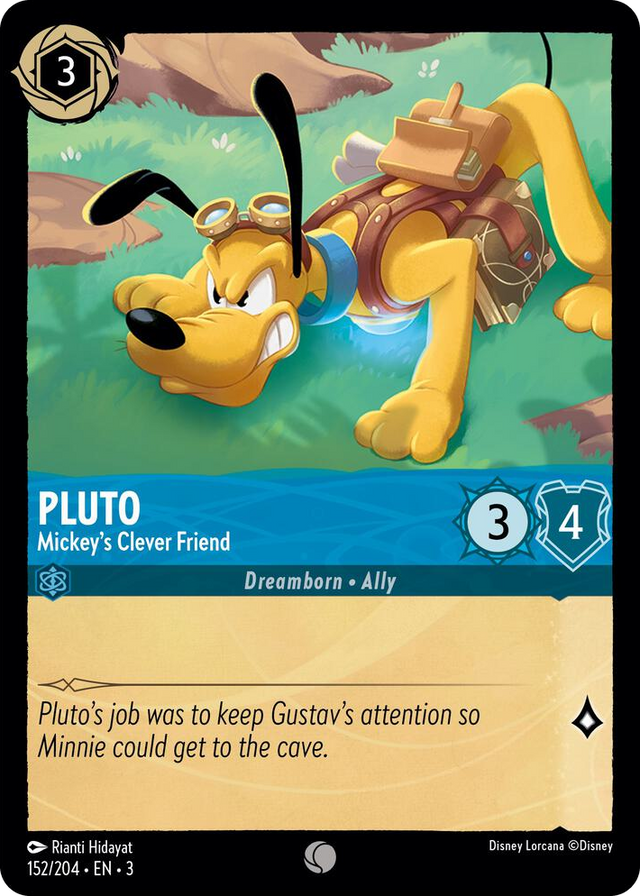 0152 Pluto - Mickey's Clever Friend Common Into the Inklands