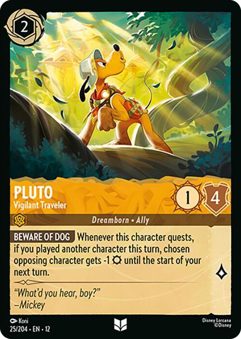 0025 Pluto - Vigilant Traveler Uncommon Wilds Unknown