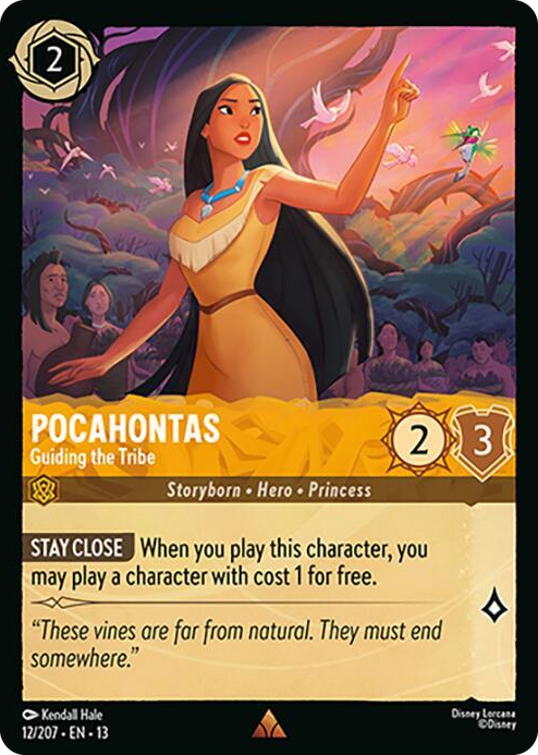 0012 Pocahontas - Guiding the Tribe Rare Attack of the Vine!