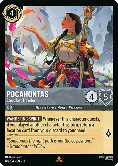 0171 Pocahontas - Steadfast Traveler Rare Wilds Unknown