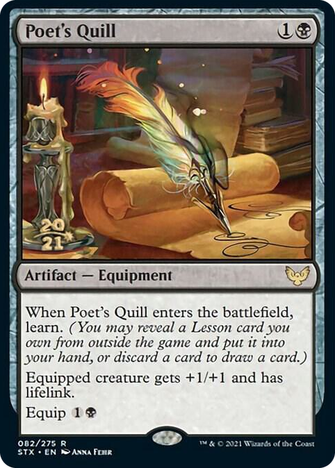 Poet's Quill #82 R - Prerelease Cards Pokemon card