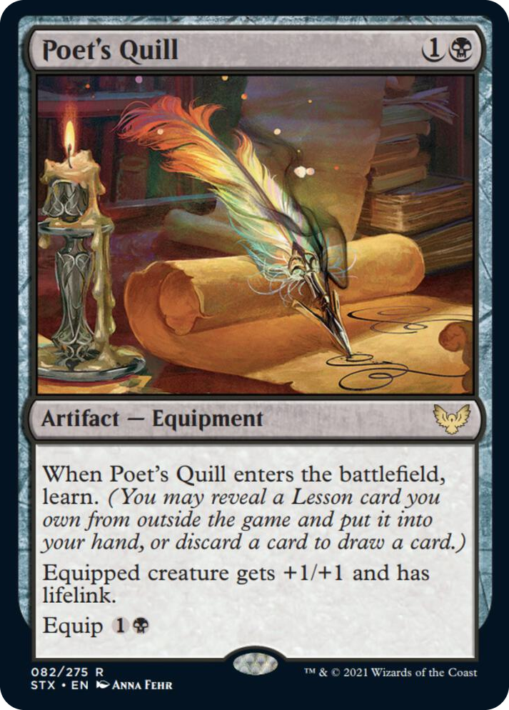 0082 Poet's Quill R Strixhaven: School of Mages