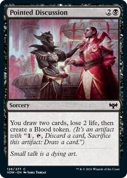0126 Pointed Discussion C Innistrad: Crimson Vow
