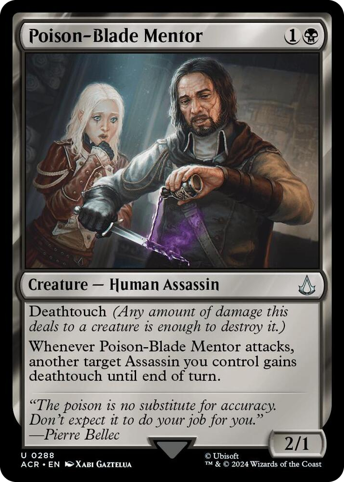 0288 Poison-Blade Mentor U Universes Beyond: Assassin's Creed