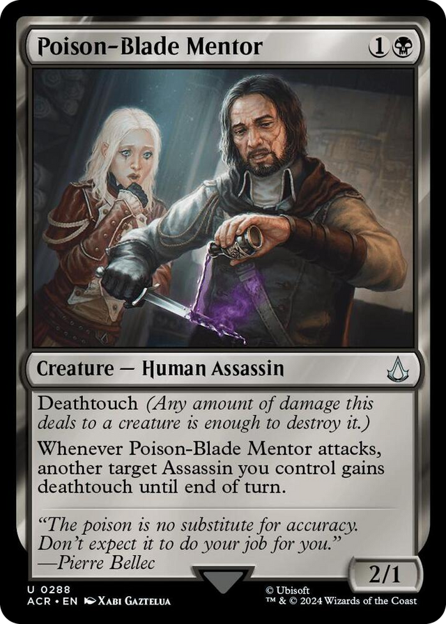 0288 Poison-Blade Mentor U Universes Beyond: Assassin's Creed