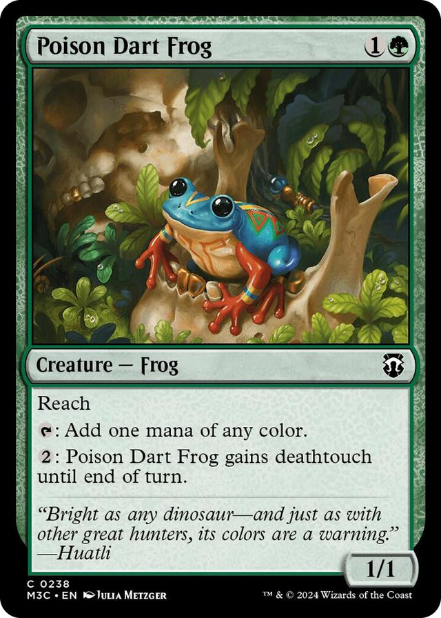 0238 Poison Dart Frog C Commander: Modern Horizons 3