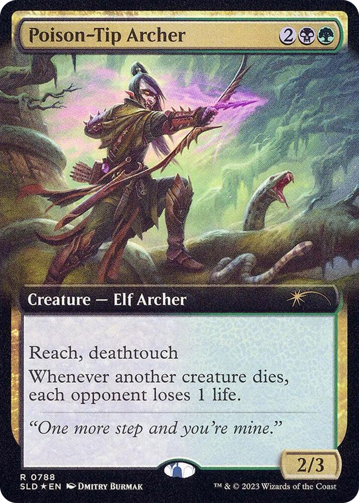 Poison-Tip Archer (Extended Art) #788 R - Secret Lair Drop Series Pokemon card