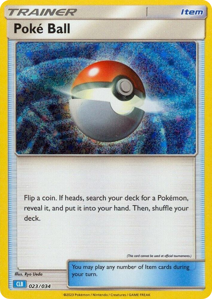 0023 Poke Ball (CLB) Classic Collection Trading Card Game Classic