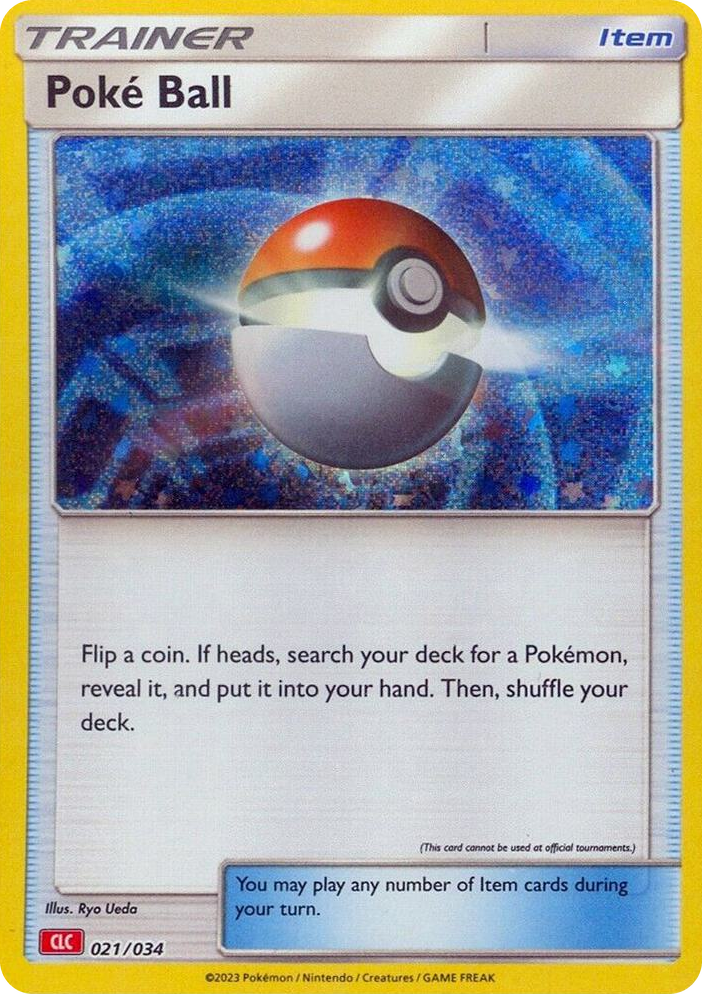 0021 Poke Ball (CLC) Classic Collection Trading Card Game Classic