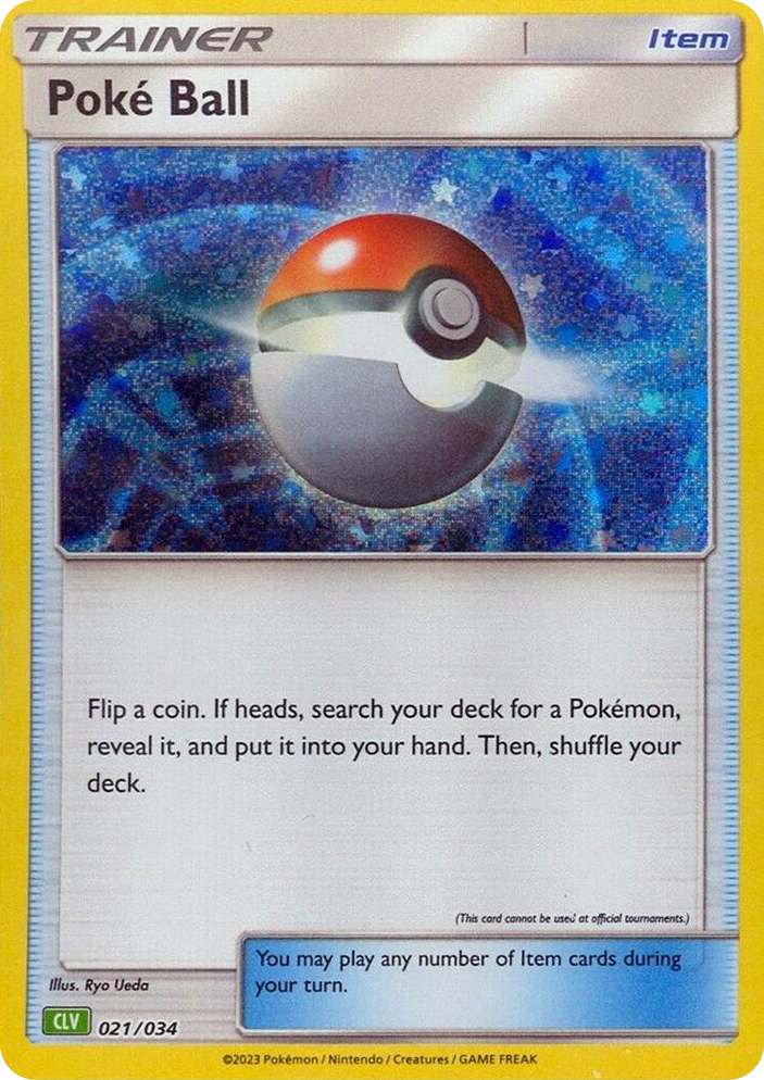 0021 Poke Ball (CLV) Classic Collection Trading Card Game Classic