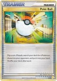 0025 Poke Ball (Raichu) Common HGSS Trainer Kit: Gyarados & Raichu