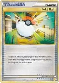 0025 Poke Ball (Raichu) Common HGSS Trainer Kit: Gyarados & Raichu