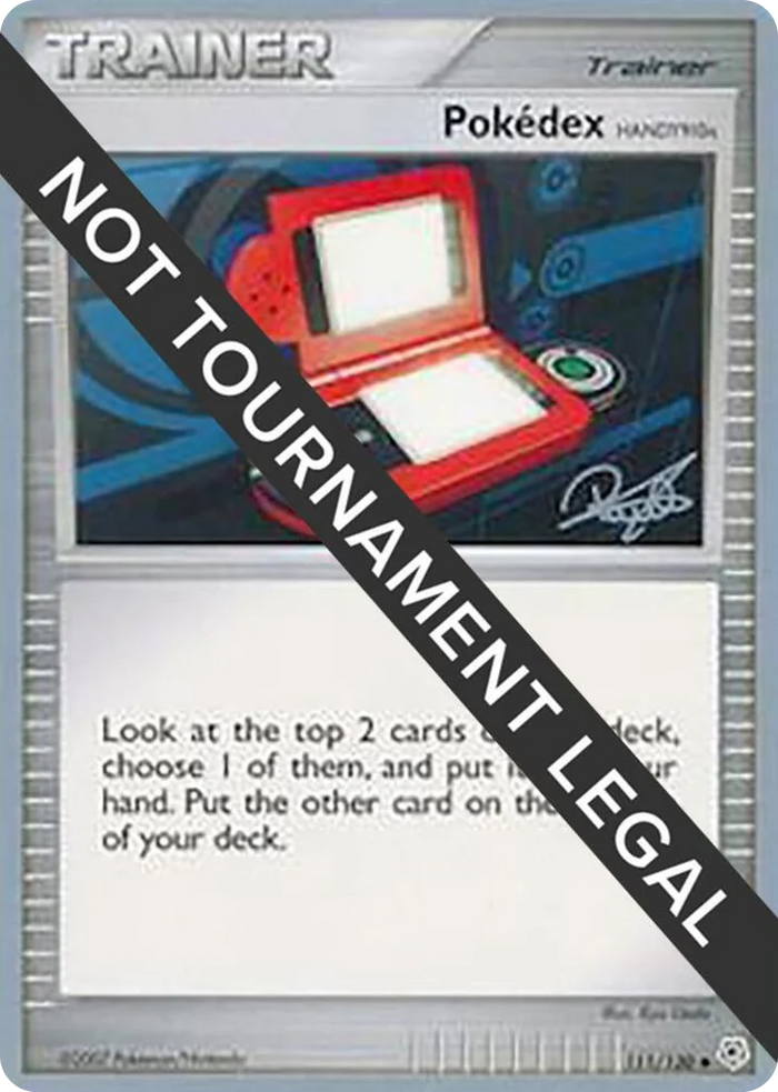 0111 Pokedex (HANDY910is) - 2008 (Paul Atanassov) Uncommon World Championship Decks