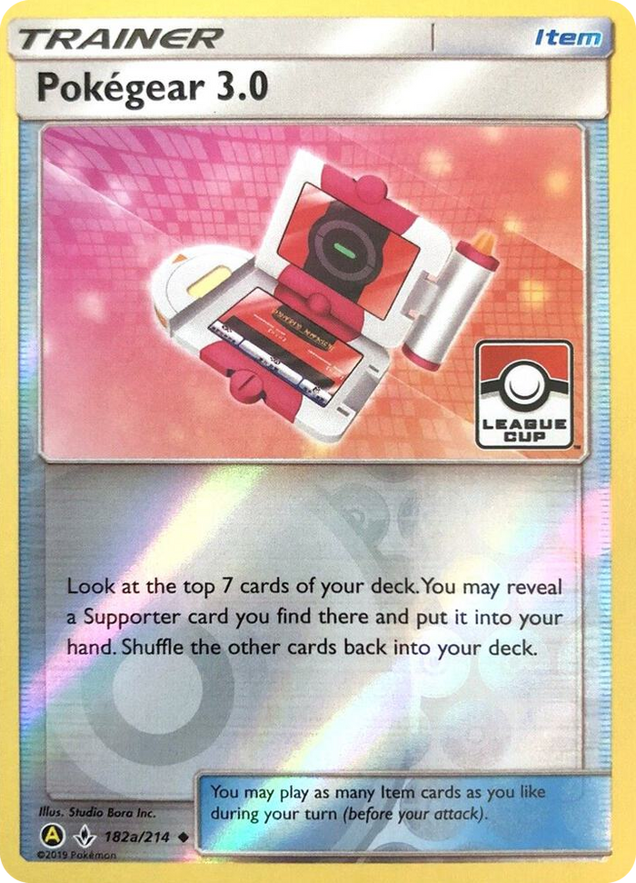 0182a Pokegear 3.0 - 182a/214 (League Cup) Promo League & Championship Cards