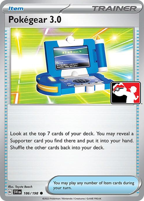 0186 Pokegear 3.0 Common Prize Pack Series Cards