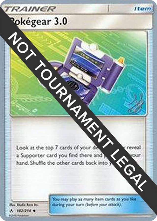 0182 Pokegear 3.0 - 2019 (Henry Brand) Uncommon World Championship Decks