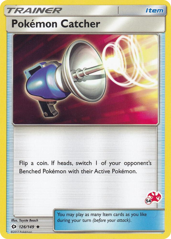 0126 Pokemon Catcher - 126/149 (#54 Charizard Stamped) Promo Battle Academy