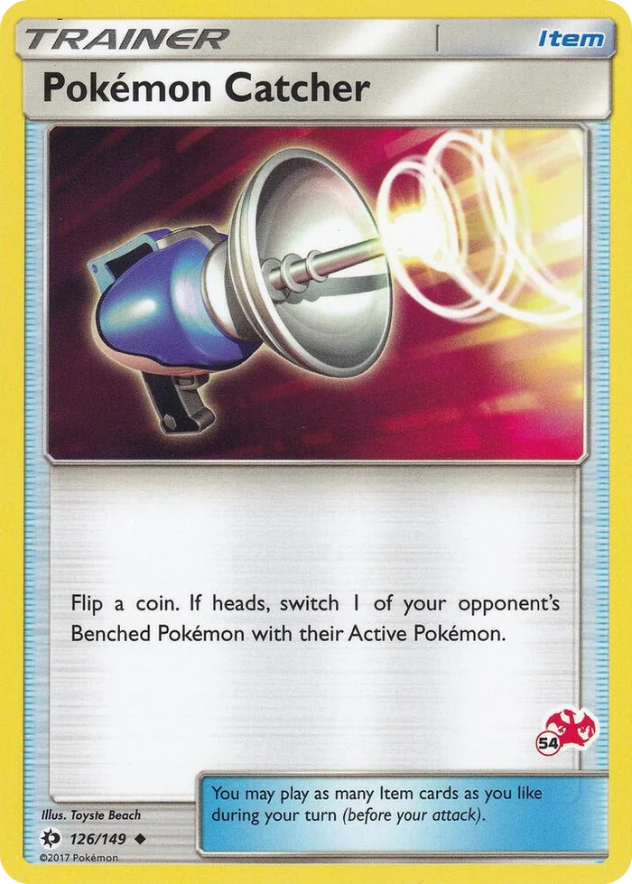 0126 Pokemon Catcher - 126/149 (#54 Charizard Stamped) Promo Battle Academy
