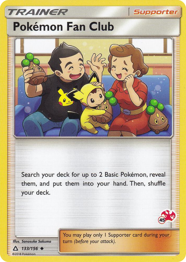 0133 Pokemon Fan Club - 133/156 (#45 Charizard Stamped) Promo Battle Academy