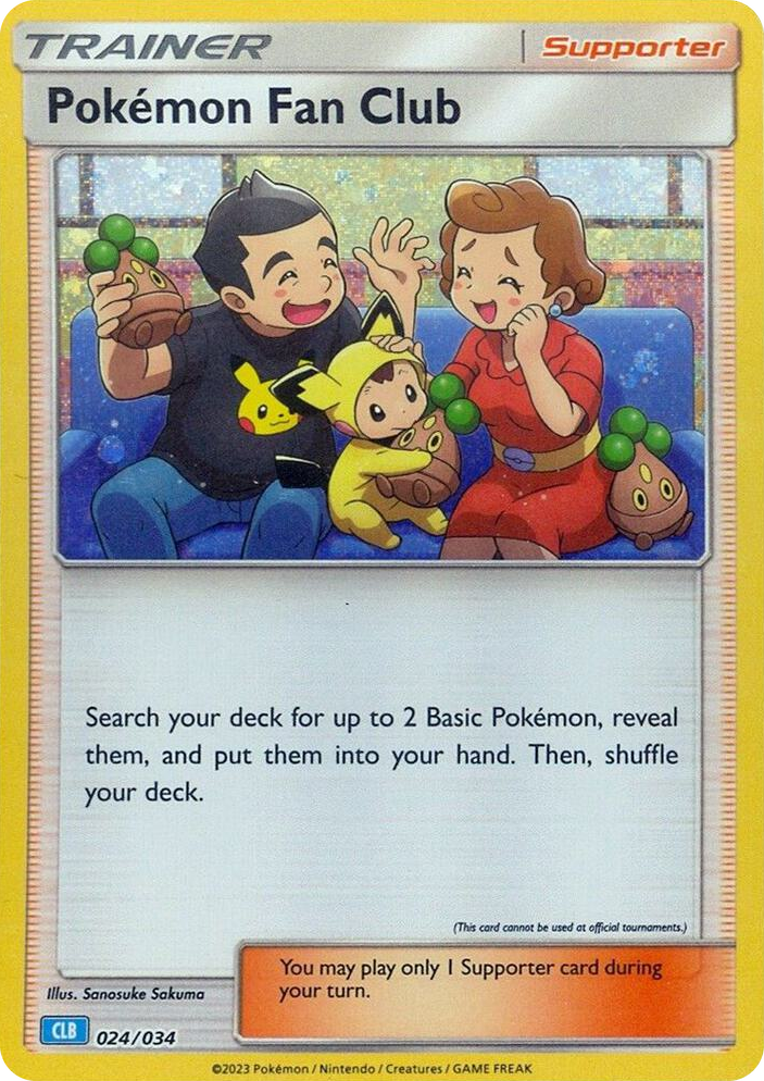 0024 Pokemon Fan Club (CLB) Classic Collection Trading Card Game Classic