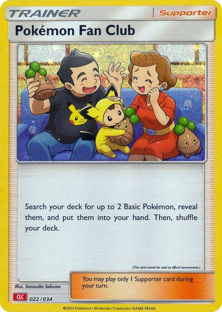 0022 Pokemon Fan Club (CLC) Classic Collection Trading Card Game Classic