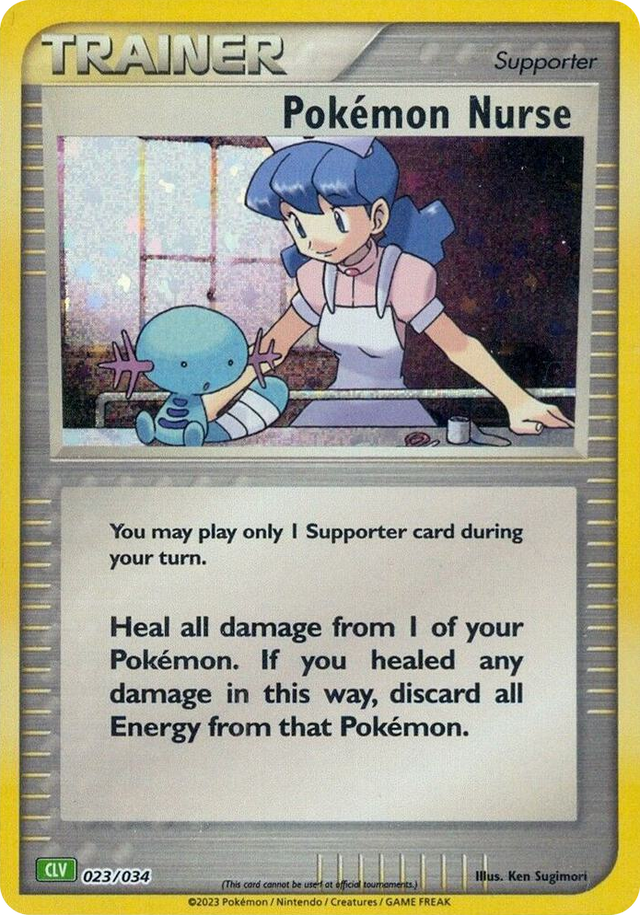 0023 Pokemon Nurse Classic Collection Trading Card Game Classic