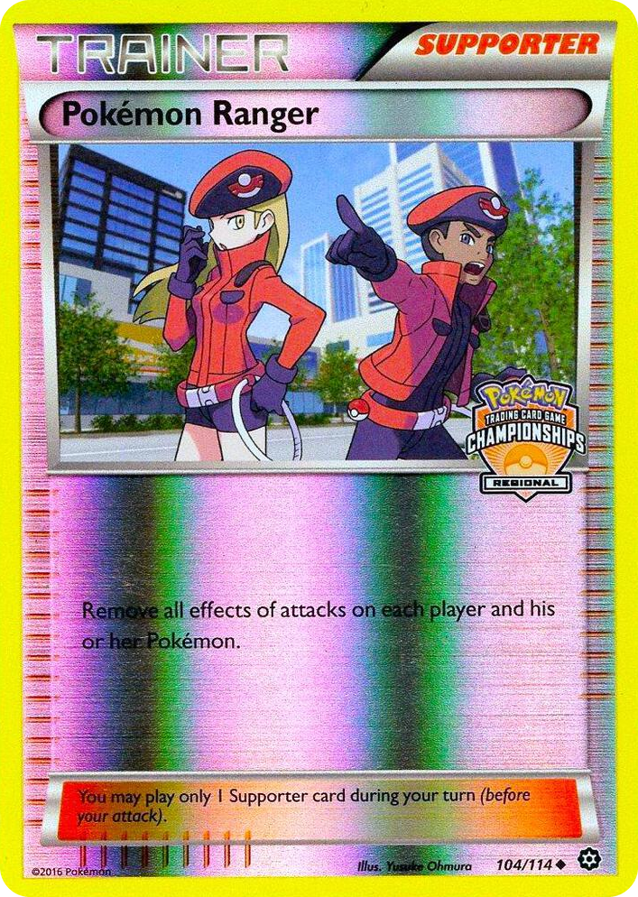 0104 Pokemon Ranger - 104/114 (Regional Championships) Promo League & Championship Cards