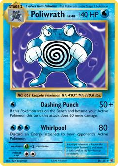 0025 Poliwrath - 25/108 (XY Evolutions) Rare Deck Exclusives