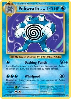 0025 Poliwrath - 25/108 (XY Evolutions) Rare Deck Exclusives