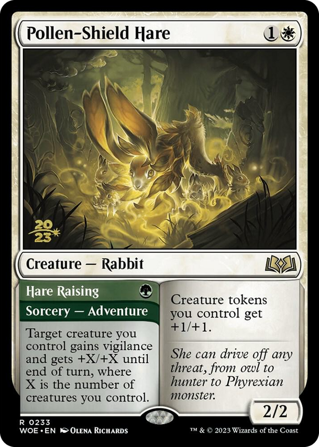 0233 Pollen-Shield Hare R Prerelease Cards