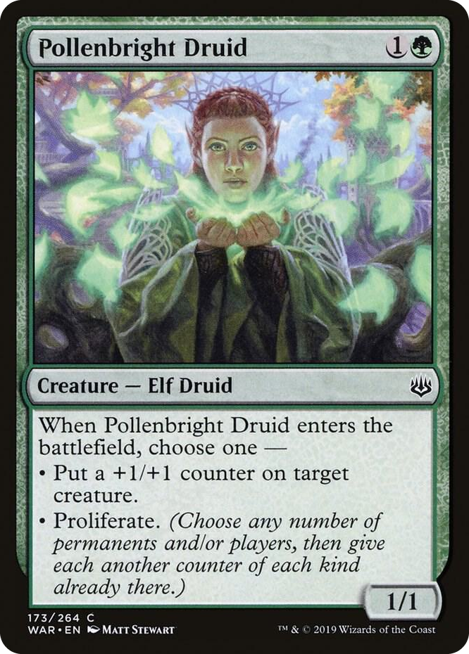 0173 Pollenbright Druid C War of the Spark