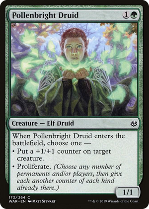 0173 Pollenbright Druid C War of the Spark