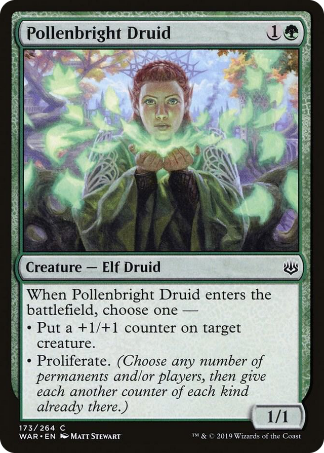 0173 Pollenbright Druid C War of the Spark