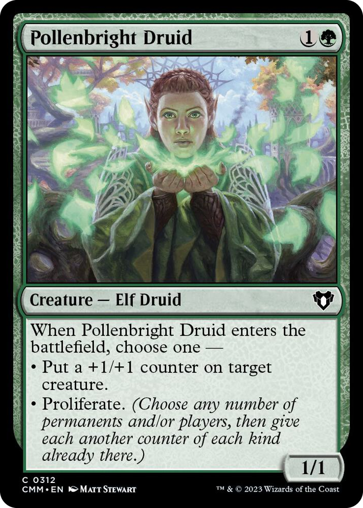 0312 Pollenbright Druid C Commander Masters
