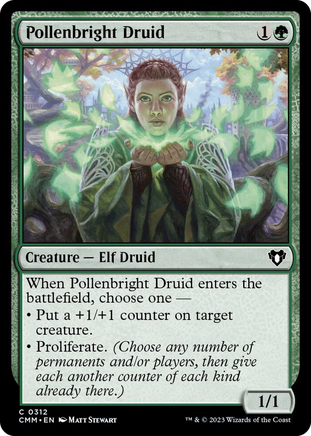 0312 Pollenbright Druid C Commander Masters