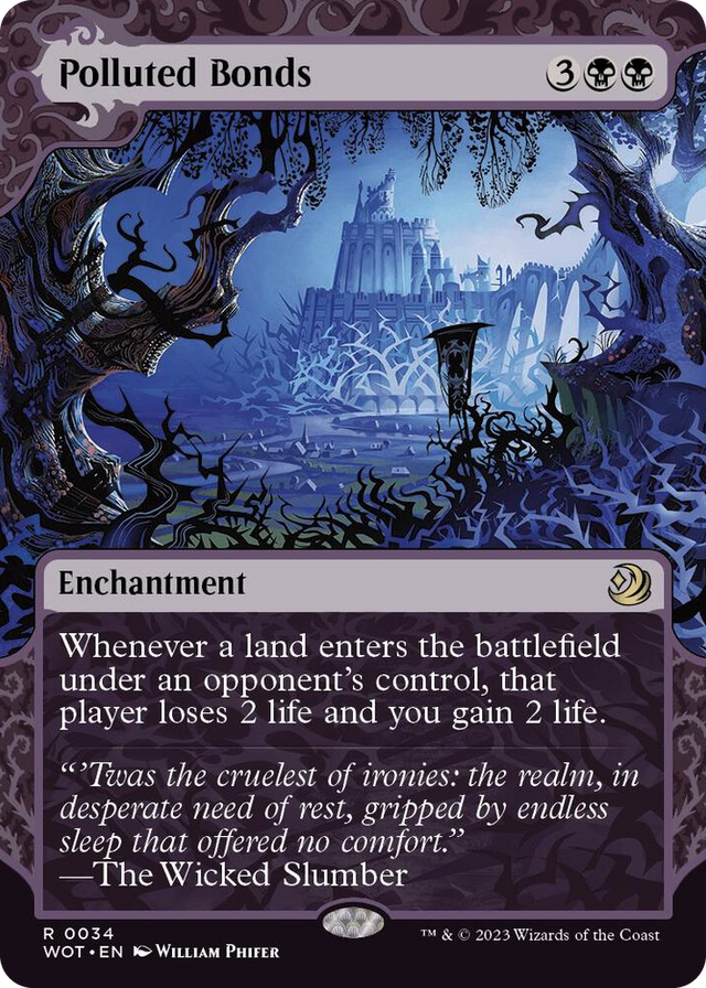 0034 Polluted Bonds R Wilds of Eldraine: Enchanting Tales