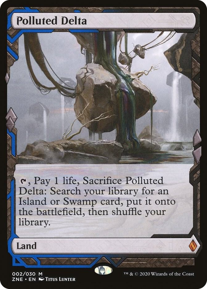 0002 Polluted Delta M Zendikar Rising Expeditions